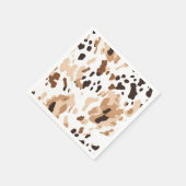 Serviette En Papier Mariage de ferme - Vachette (Coin)