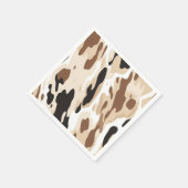 Serviette En Papier Mariage de ferme - Vachette (Coin)
