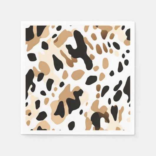 Serviette En Papier Mariage de ferme - Vachette (Devant)