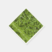 Serviette En Papier Mariage de Jardin vert (Coin)