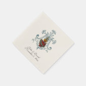 Serviette En Papier Mariage de la Croix mariale catholique (Coin)