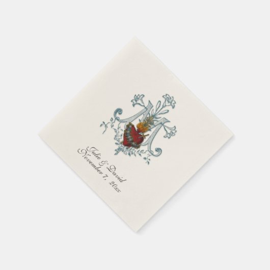 Serviette En Papier Mariage de la Croix mariale catholique (Coin)