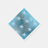 Serviette En Papier Mariage de la mer bleue profonde (Coin)