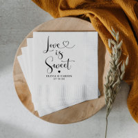 Mariage de l'Amour Élégant au Cœur Sucré