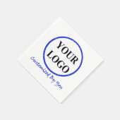 Serviette En Papier Mariage de logo (Coin)