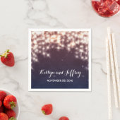 Serviette En Papier Mariage de marine (En situation)