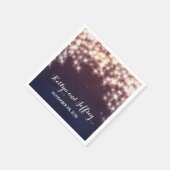 Serviette En Papier Mariage de marine (Coin)
