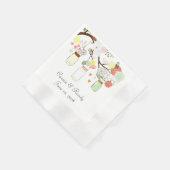 Serviette En Papier Mariage de papier Mason Jar (Coin)