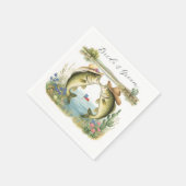 Serviette En Papier Mariage de pêche au Texas (Coin)