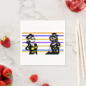 Serviette En Papier Mariage de pirates  (En situation)