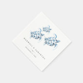 Serviette En Papier Mariage de plage Cocktail serviettes tortues de me (Coin)
