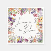 Serviette En Papier Mariage de printemps : Love Is In Bloom Shower (Devant)