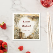 Serviette En Papier Mariage de Ranch Occidental de Luxe (En situation)