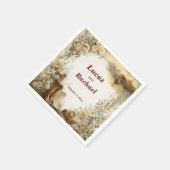 Serviette En Papier Mariage de Ranch Occidental de Luxe (Coin)