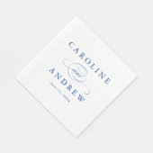 Serviette En Papier Mariage de script classique (Coin)