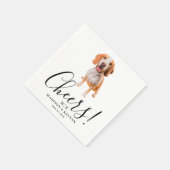 Serviette En Papier Mariage de serviettes de chien (Coin)