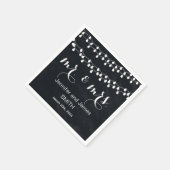 Serviette En Papier Mariage de tableau noir Confetti Parties scintilla (Coin)