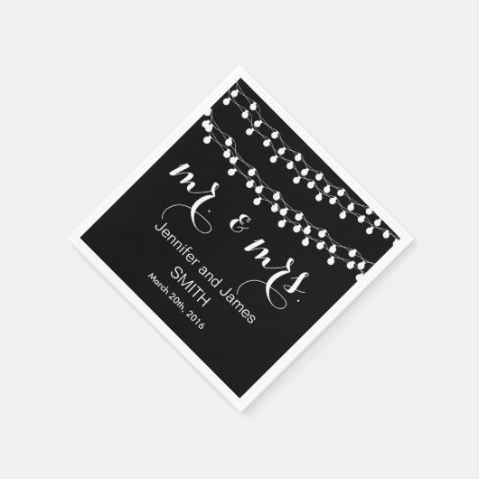 Serviette En Papier Mariage de tableau noir Confetti Parties scintilla (Coin)