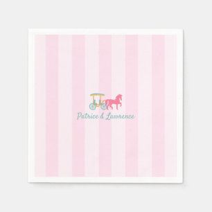Serviette En Papier Mariage de transport tiré à cheval de l'île Mackin