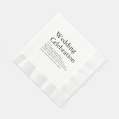 Serviette En Papier Mariage Définition (Coin)