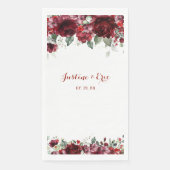 Serviette En Papier Mariage d'Epiphanie Red Peony (Devant)