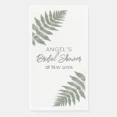Serviette En Papier Mariage des Fermes vertes forestières (Devant)