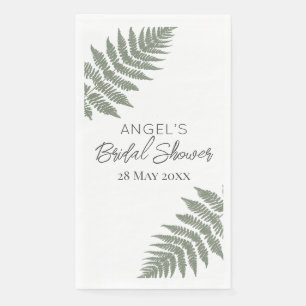 Serviette En Papier Mariage des Fermes vertes forestières