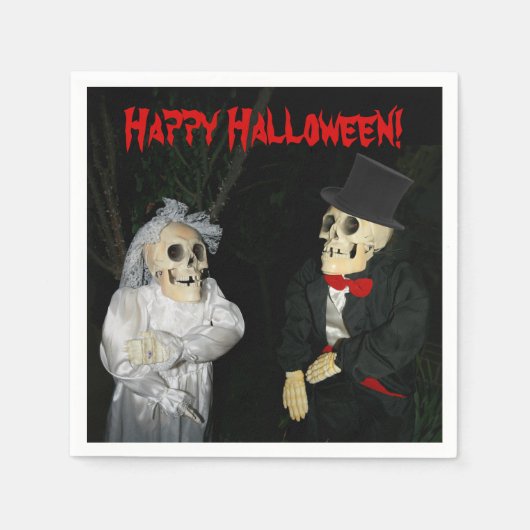 Serviette En Papier Mariage des morts (Devant)