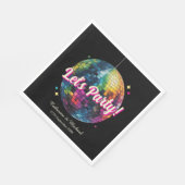 Serviette En Papier Mariage du Party Disco Ball Sparkle Glam des année (Coin)