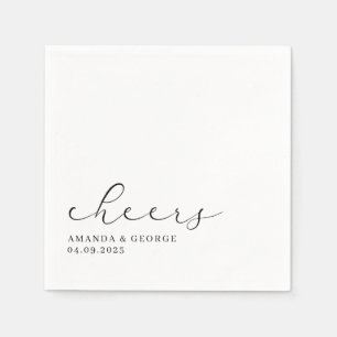 Serviette En Papier Mariage élégant