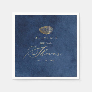 Serviette En Papier Mariage élégant et moderne sur le thème nautique