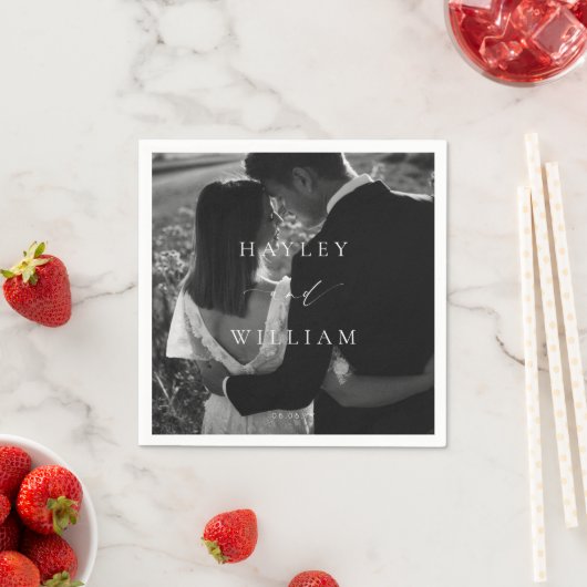 Serviette En Papier Mariage Ellesmere Photo (En situation)