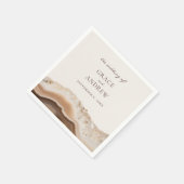 Serviette En Papier Mariage en marbre d'Agate de pierre (Coin)