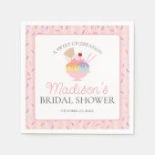 Serviette En Papier Mariage en perspective avec Coupe de glace (Devant)