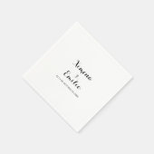 Serviette En Papier Mariage espagnol minimaliste Napkin (Coin)