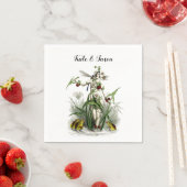 Serviette En Papier Mariage Fairy Jardin magique Flowers & Créatures (En situation)