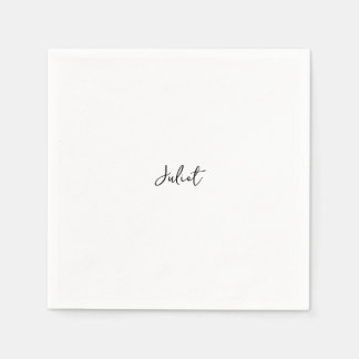 Serviette En Papier Mariage fait maison de Mademoiselle à Madame Cadea