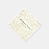 Serviette En Papier Mariage Fancy Foliage (Coin)