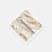 Serviette En Papier Mariage Félicitations Papier Napkin (Coin)