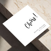 Serviette En Papier Mariage Félicitations Script Gras