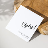 Serviette En Papier Mariage Félicitations Script Gras