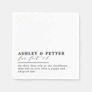 Serviette En Papier Mariage Fun Facts A propos de Couple Classic Scrip