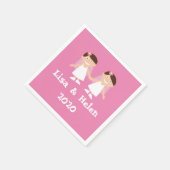 Serviette En Papier Mariage gay (Coin)