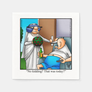 Serviette En Papier Mariage Humour partie serviettes