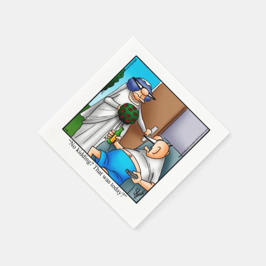 Serviette En Papier Mariage Humour partie serviettes (Coin)