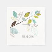 Serviette En Papier Mariage Inséparable (Devant)