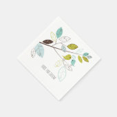 Serviette En Papier Mariage Inséparable (Coin)