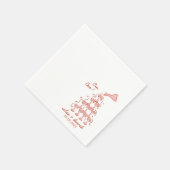 Serviette En Papier Mariage italien Cin Cin (Coin)