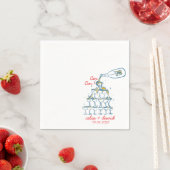 Serviette En Papier Mariage italien Cin Cin (En situation)