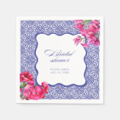 Serviette En Papier mariage italien sous les bougainvillées (Devant)